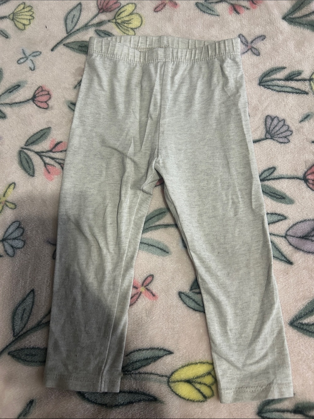 okie dokie Light Gray Kids Knit Leggings